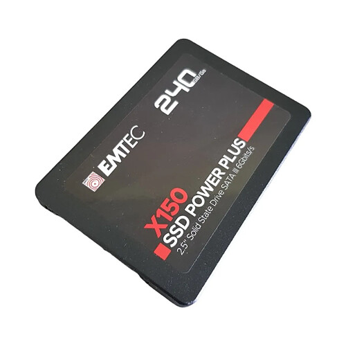 240Go SSD EMTEC X150 SSD POWER PLUS 240Go ECSSD240GX150 2.5" 240Go SATA 6.0Gbps · Reconditionné