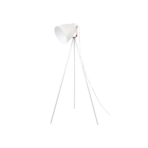 LEITMOTIV Lampadaire design trepied Mingle - H. 145 cm - Blanc