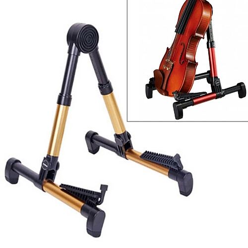 Wewoo Simple Pliant Vertical Guitare Violon or Ukulele Bracket Musical Instrument Stand