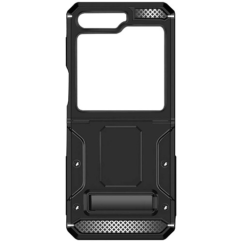 Avizar Coque Antichoc pour Samsung Z Flip 5 Anti-chutes 3m Béquille Defender Noir