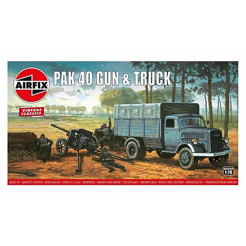 Opel Blitz & Pak 40 Gun, Vintage Classic - 1:76e - Airfix