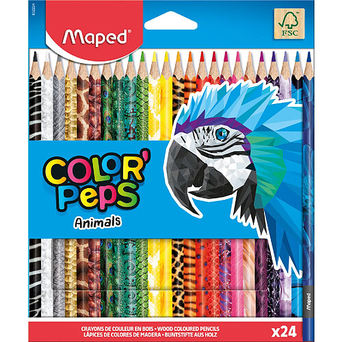 Maped Crayon de couleur triangulaire COLOR'PEPS Animals ()