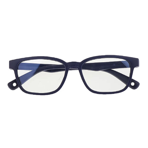 Lunettes de vue élégantes avec monture en silicone souple, bleu clair, bleu foncé