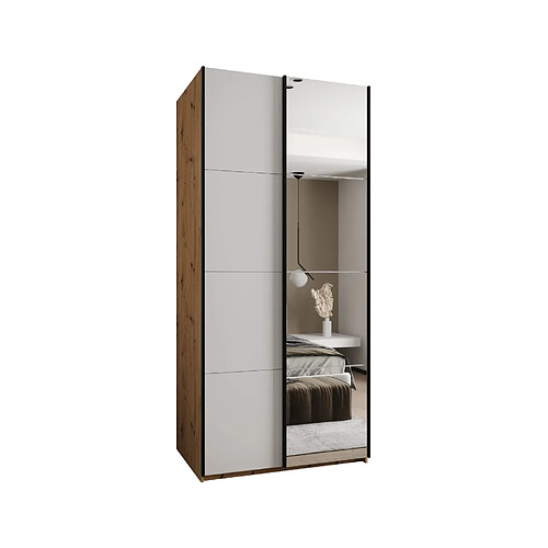 Abiks Meble Armoire à portes battantes Lux 3 245,5/120/64 2 portes