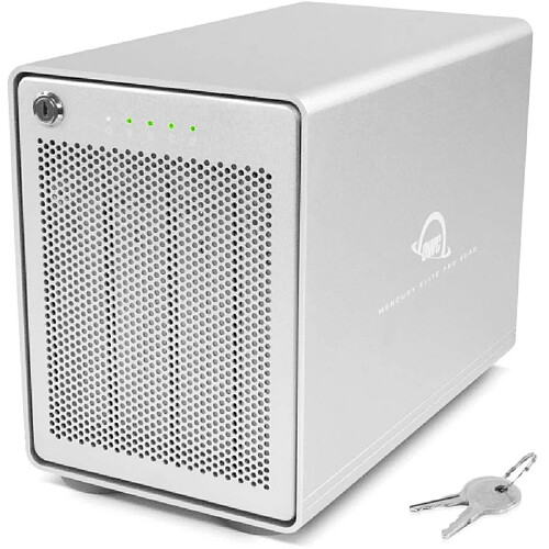 Owc Mercury Elite Pro Disque Dur Externe Logiciel RAID SATA III 6/Gos USB Argent