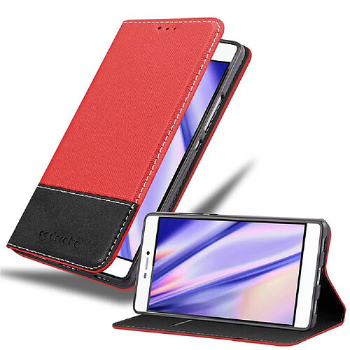 Cadorabo Coque Huawei P8 Etui en Rouge