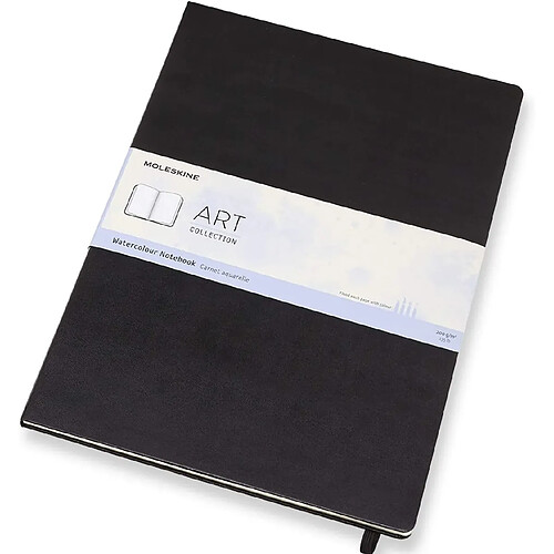 Moleskine Carnet aquarelle format a3 rigide noir