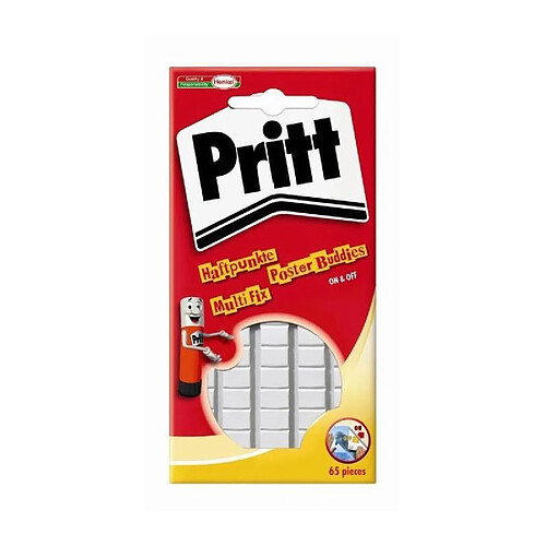 PRITT Multi-Fix 55 Pastilles Adhésives Blanches