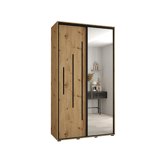 Abiks Meble Armoire Davos 13 À Portes Coulissantes 235,2/140/60 2 Portes