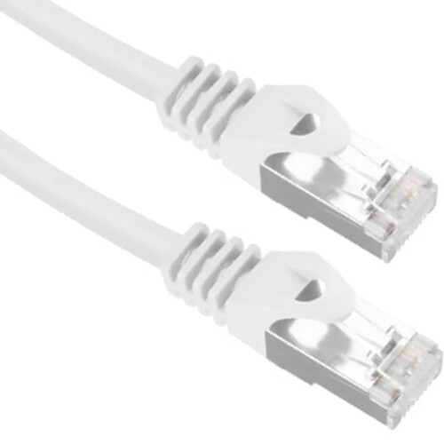 Câble réseau Ethernet FTP Lanberg Cat.6 blanc 3m