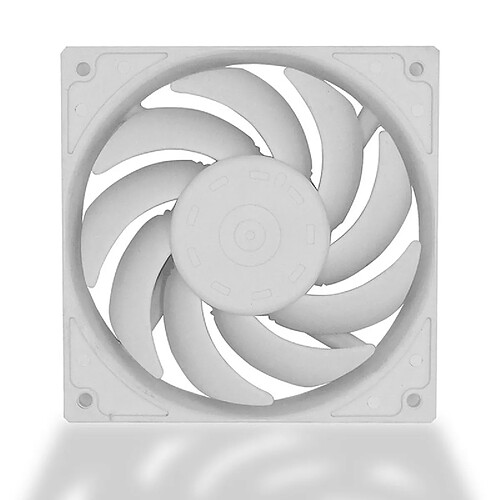 Wewoo Ventilateur de refroidissement de pour radiateur CPU F120 blanc