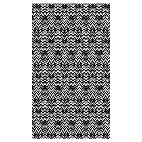 Alter Tapis de salle de bain, 100% Made in Italy, Tapis antitache avec impression numérique, Tapis antidérapant et lavable, Optique - Modèle Aday, 120x70 cm