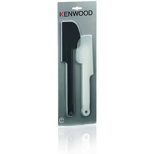 Jeu de 2 spatules (1 souple & 1 haute température) pour robots multifonctions kenwood