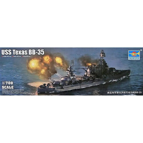 Trumpeter Maquette Bateau Uss Texas Bb-35