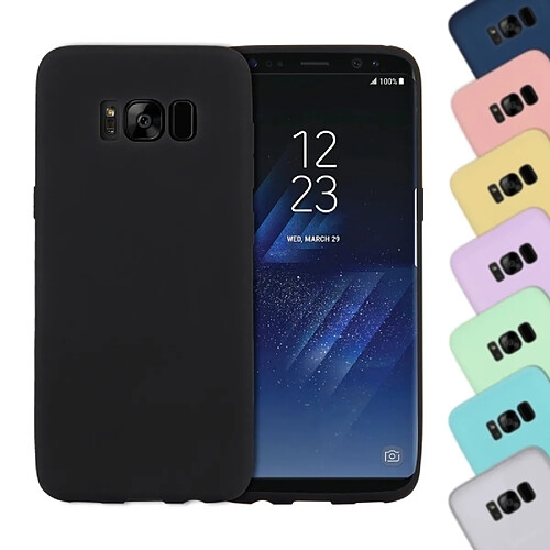 Wewoo Coque noir pour Samsung Galaxy S8 Belle Candy Couleurs Soft TPU Housse de protection