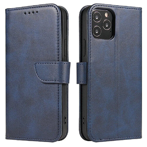 Ozzzo magnet coque elegant etui avec flip cover et fonction stand xiaomi redmi note 11 pro+ 5g (chine) / 11 pro 5g (chine) / mi11i hypercharge / poco x4 nfc bleu