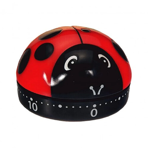 Mezieres MINUTEUR MECANIQUE 60MN COCCINELLE ROUGE