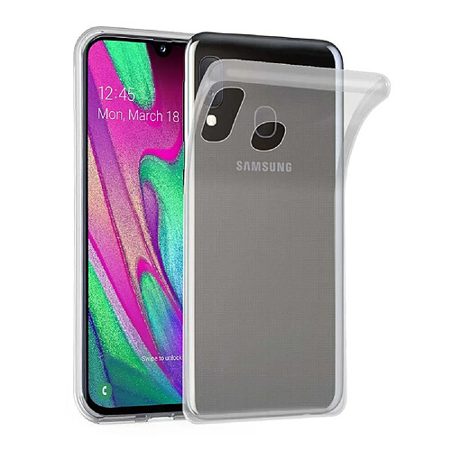 Cadorabo Coque Samsung Galaxy A40 Etui en Transparent