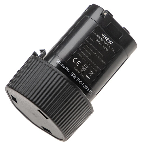 Vhbw Batterie LI-ION 1500mAh 10.8V noir black pour MAKITA CL100, CL100DW, CL100DZ etc. remplace 194550-6, 194551-4, BL1013