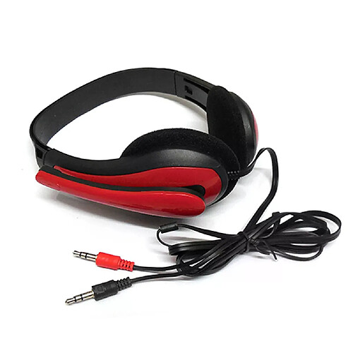 Casque d'écoute filaire 3.5mm, casque de jeu pour PC, avec micro, réduction du bruit, écouteurs stéréo, pour ordinateur portable