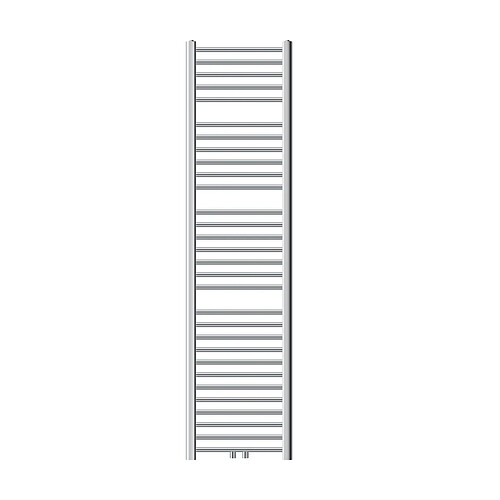 LuxeBath Radiateur sèche-serviette forme droite acier chrome connexion central 40x180 cm