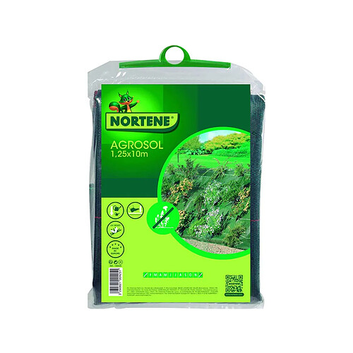 Nortene Toile de paillage 120 g/m² AGROSOL - Vert - 1,25 x 10 m plié