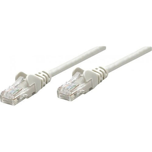 Disney Intellinet 318921 Câble Réseau, RJ45 Connecteur Mâle, Cat 5e UTP CCA, Gris, 1 m