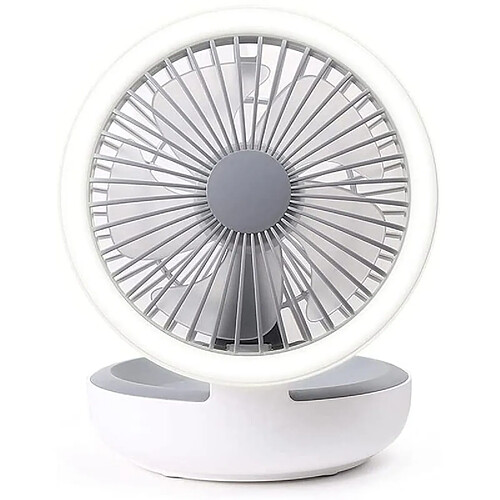 Ventilateur De Bureau USB Ventilateur De Table Pliable Avec 3 Vitesses Réglables,Fonctionnement Silencieux Ventilateur De Poche Portable Chambre Et Bureau