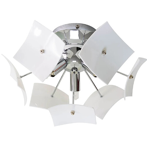 Plafonnier luminaire blanc 3 lampes ou Applique murale ou plafond interieur