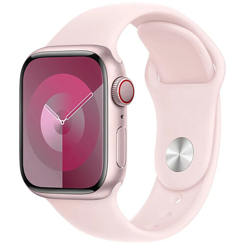 Sport Band pour Apple Watch Series 1 á 9 / SE (38/40/41 mm) | Series 10 (42 mm) - Taille M/L - Light Pink