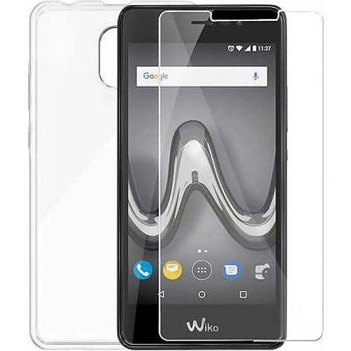 BigBen Connected Pack de Protection Coque et Protège-Écran pour Wiko Jerry 3 Transparent