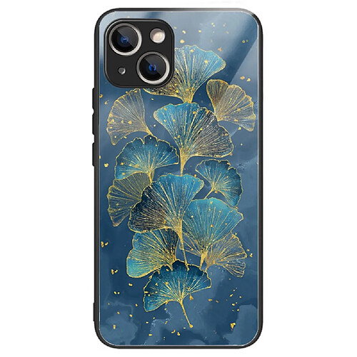 Coque en TPU anti-chocs pour votre iPhone 14 - Feuilles de ginkgo