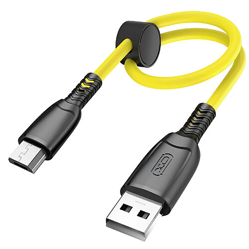 XO Câble USB vers Micro USB 6A Transfert De Données 480Mbps 25cm Jaune