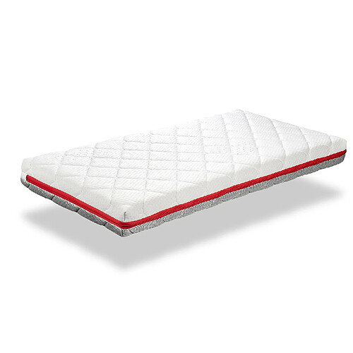 Dormalit Matelas Bébé CANDY 57X117 Epaisseur 11 CM - Déhoussable, lavable, mousse à mémoire de forme et respirant