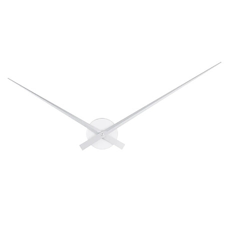 Karlsson Horloge murale design minimaliste Little Big time - Diam. 90 cm - Argent