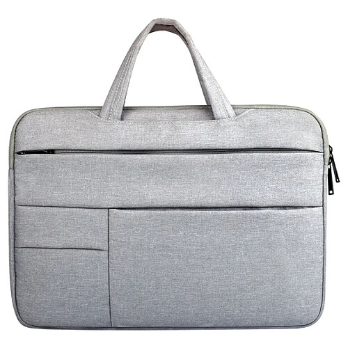 Wewoo Sacoche pour ordinateur portable gris 14 pouces et ci-dessous Macbook, Samsung, Lenovo, Sony, DELL Alienware, CHUWI, ASUS, HP Universel poches multiples Oxford chiffon doux poignée sac tablette,