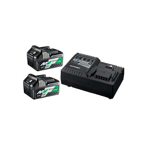 Pack de 2 batteries MultiVolt Hikoki UC18YSL3WEZ 5 25 Ah 36 18 V chargeur UC18YSL3