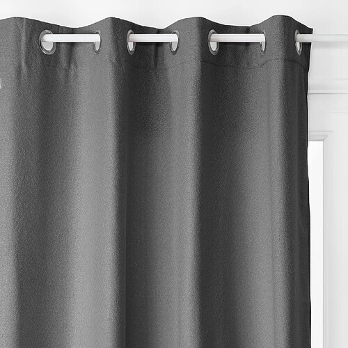 Atmosphera, Createur D'Interieur Rideau isolant Noa - 140 x 260 cm - Gris foncé