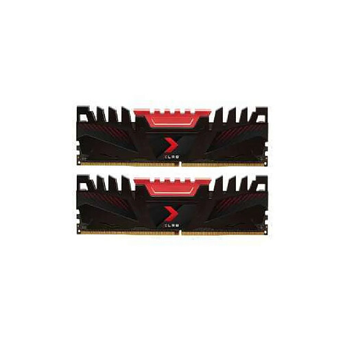 PNY Modules Mémoire RAM pour Ordinateur de Bureau XLR8 Gaming DDR4 2666 MHz 16GB (2x8GB) MD16GK2D4266616XR