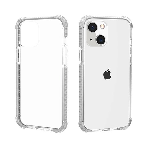 Coque en acrylique, antichoc, transparent épaissi aux quatre coins blanc pour votre Apple iPhone 13 mini 5.4 pouces