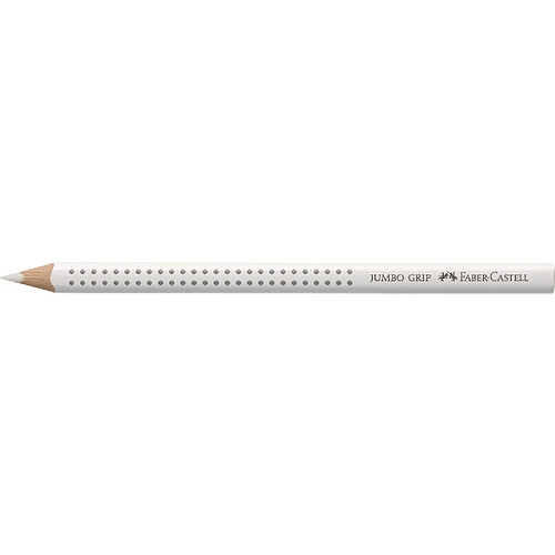 FABER-CASTELL Crayon de couleur JUMBO GRIP, blanc ()