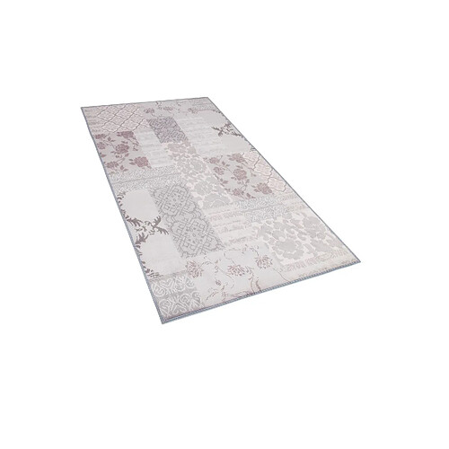 Beliani Tapis mosaïque 80 x 150 cm en tissu BALLICA II