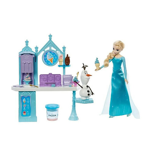 Disney Princesses Princesse Disney - Reine Des Neiges - Elsa & Olaf Douceurs Givrees - Poupées Mannequins - 4 Ans Et +