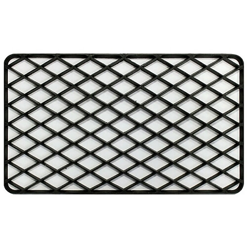 Paris Prix Tapis d'Entrée en PVC Grille 34x58cm Noir