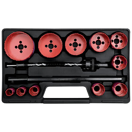 YATO Kit de 15 pièces pour scie cloche YT-3381