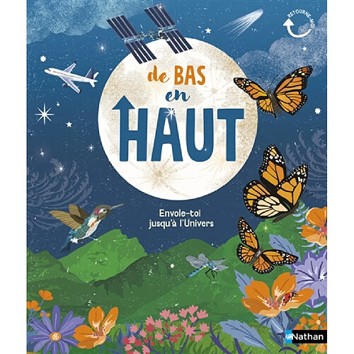 De bas en haut : envole-toi jusqu'à l'Univers. De haut en bas : plonge jusqu'au centre de la Terre