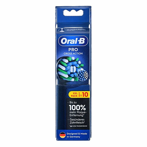 Tête de rechange Braun Oral-B ProCrossAction 10 Unités Noir