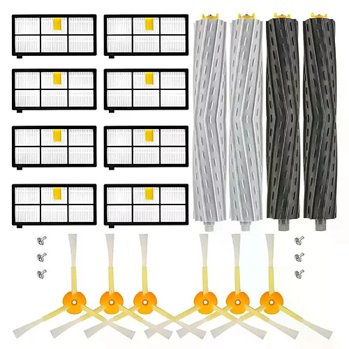 Kit de pièces de rechange pour aspirateur Roomba, 18 pièces, pour séries 800 900 860 865 866 871 876 880 886 890 891 895 900 960 966