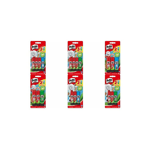 Pritt Bâton de colle BTS 2021, multipack, 3x 11 g + 1x 10 g ()