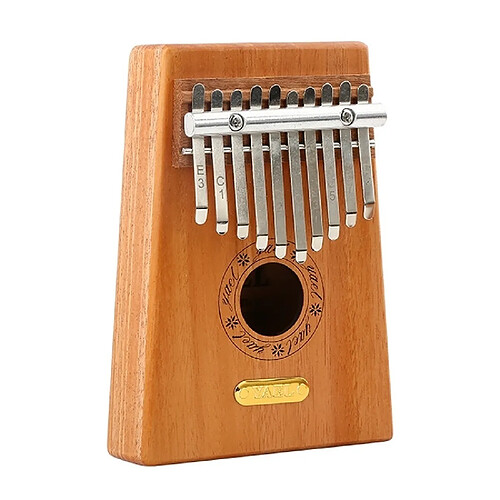 Wewoo Pouce Piano Kalimba Doigt 10 Doigts Débutant Entrée Instrument de Musique Portable Couleur bois